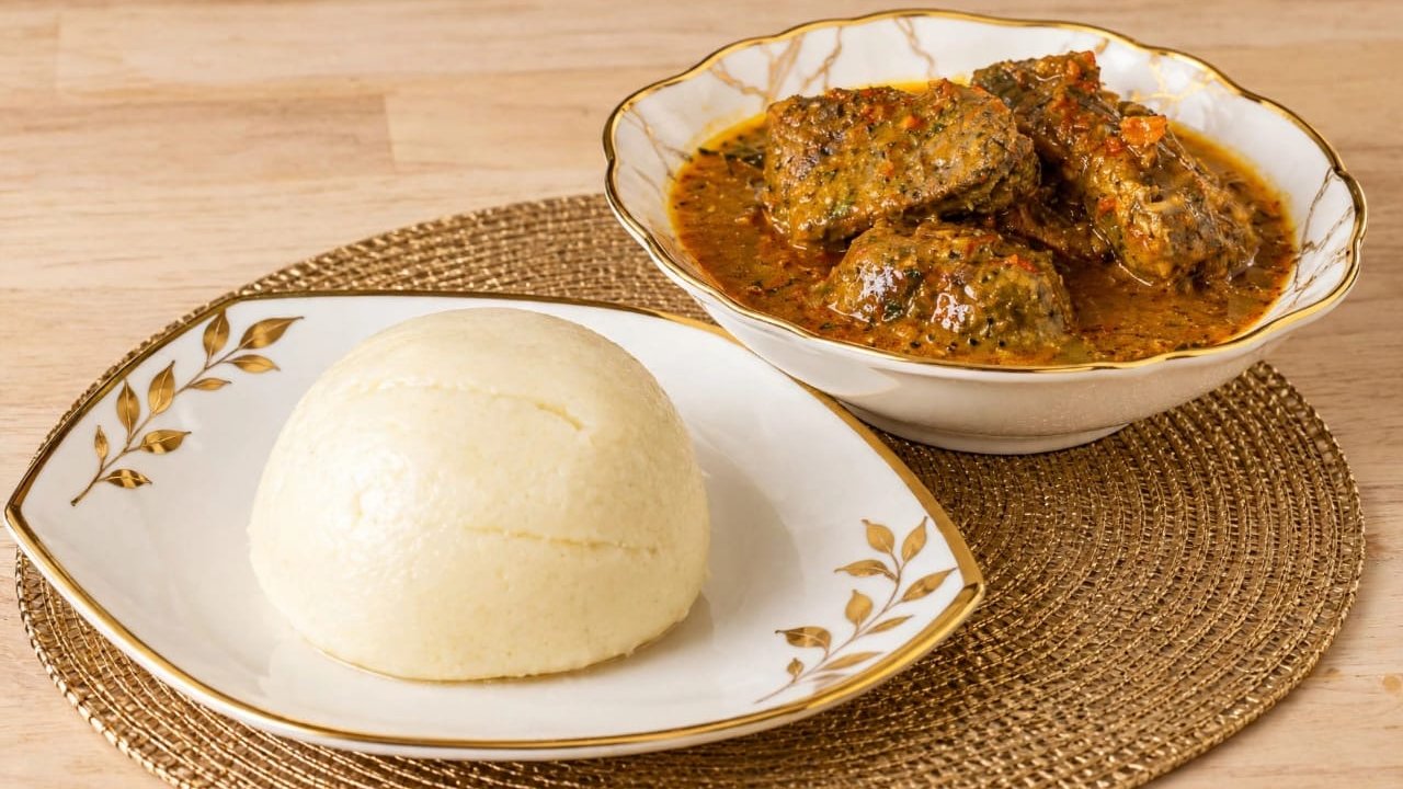 Ogbono Soup w/ Swallow